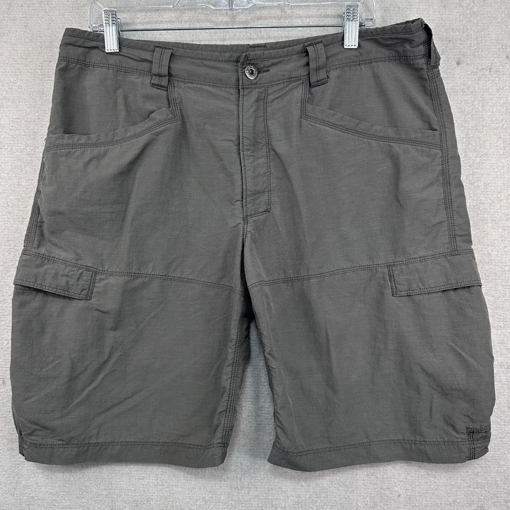 The North Face Libertine Cargo Shorts Men's 34 Nylon Hiking Outdoors Gray